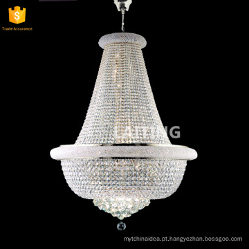 Zhongshan iluminação fornecedor médio tamanho cristal pendurado lustre para sala de jantar / banquete salão 71159